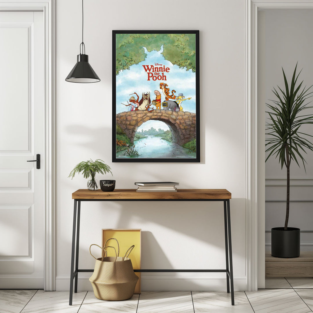 Background with Framed Poster