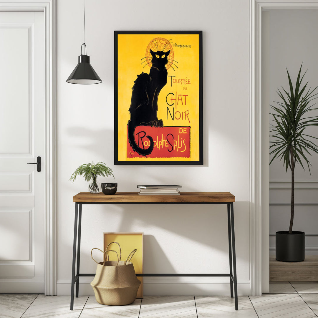 Background with Framed Poster