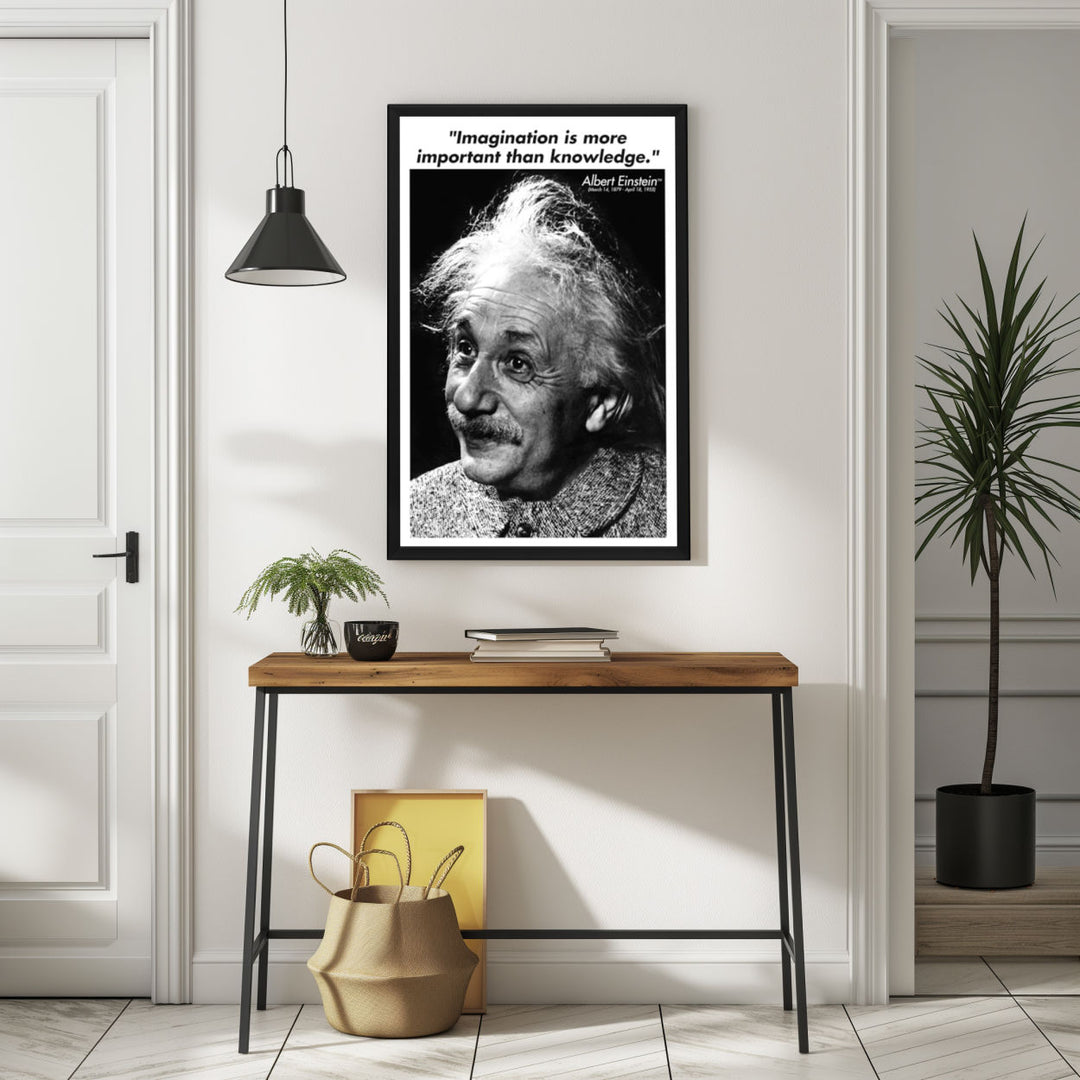 Background with Framed Poster