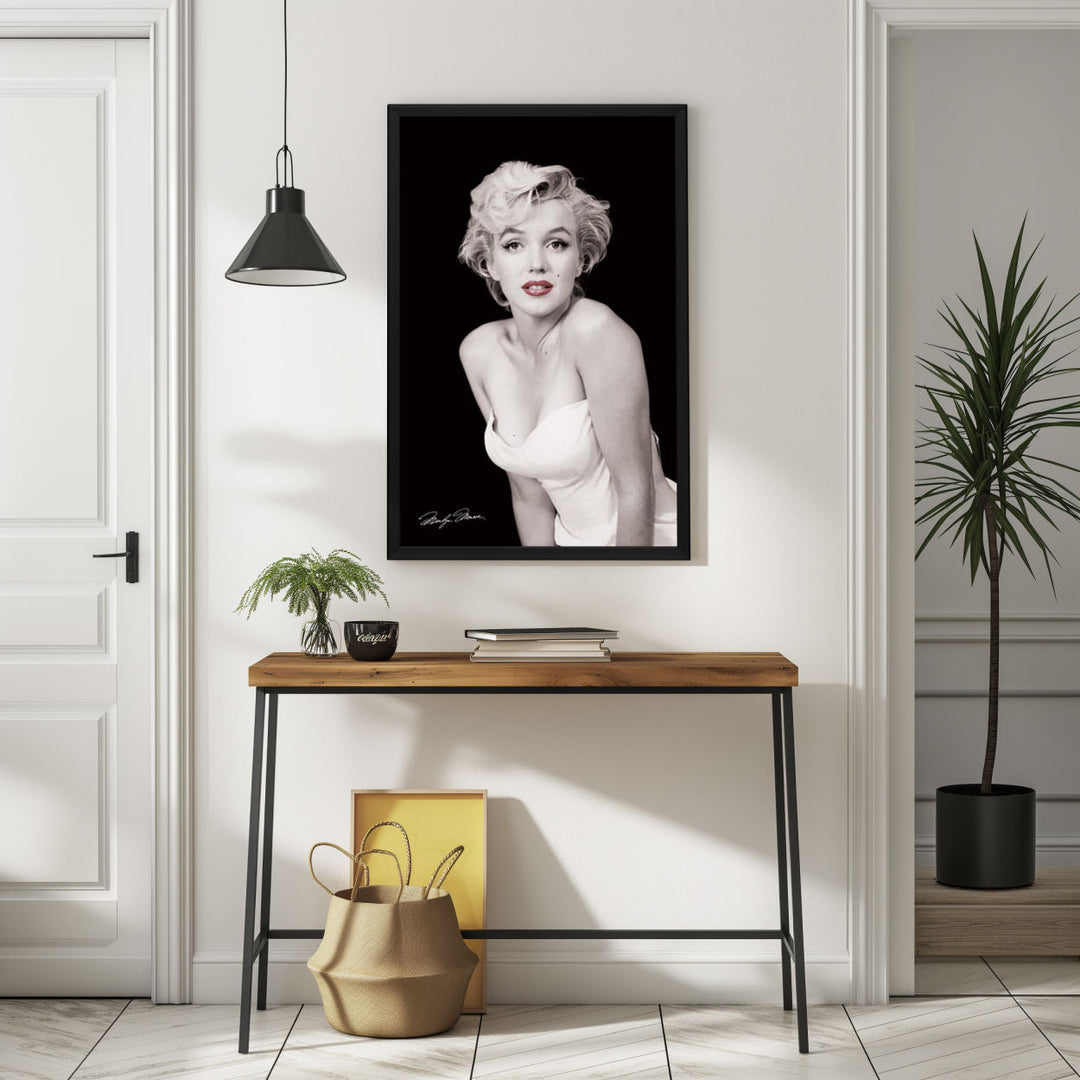 Background with Framed Poster