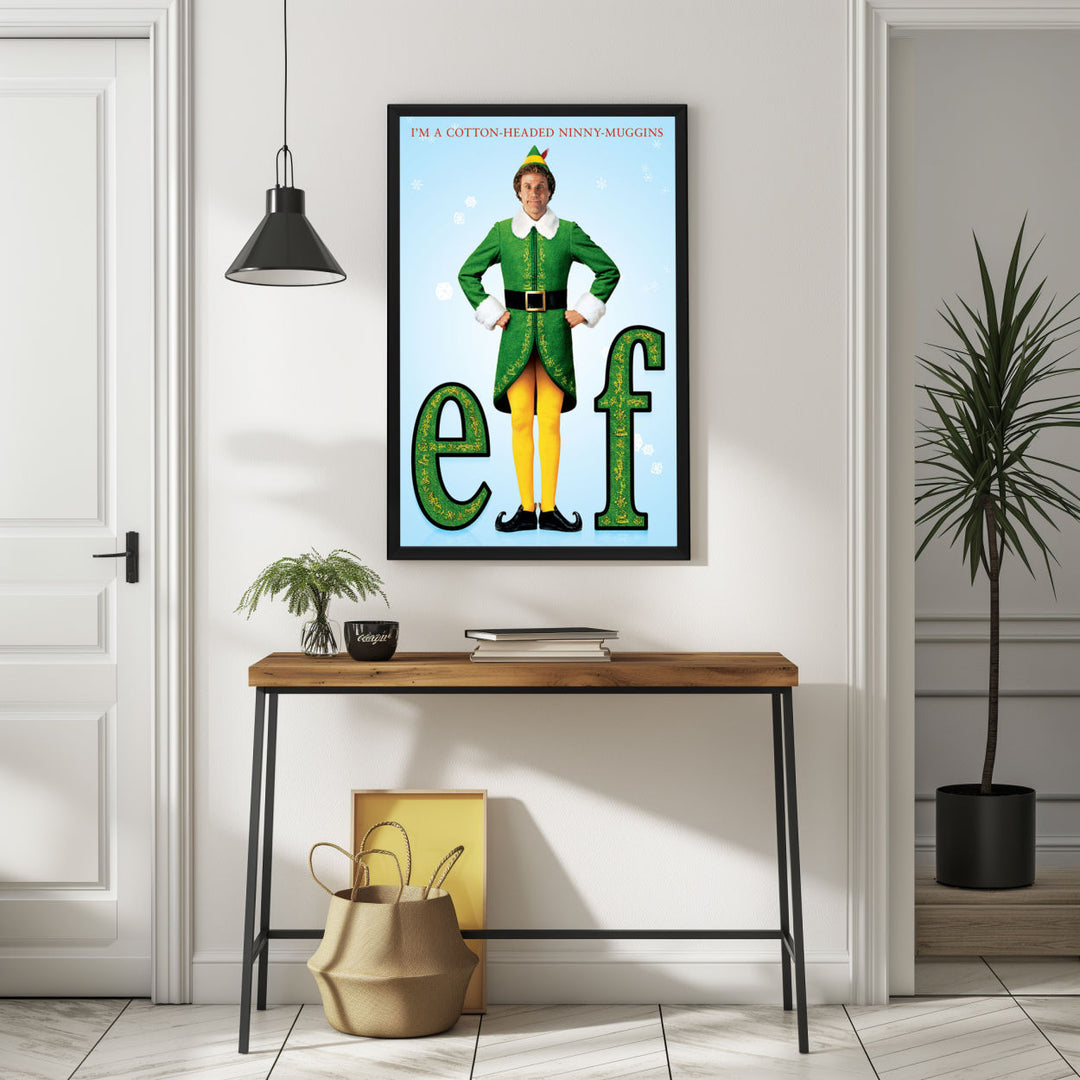 Background with Framed Poster