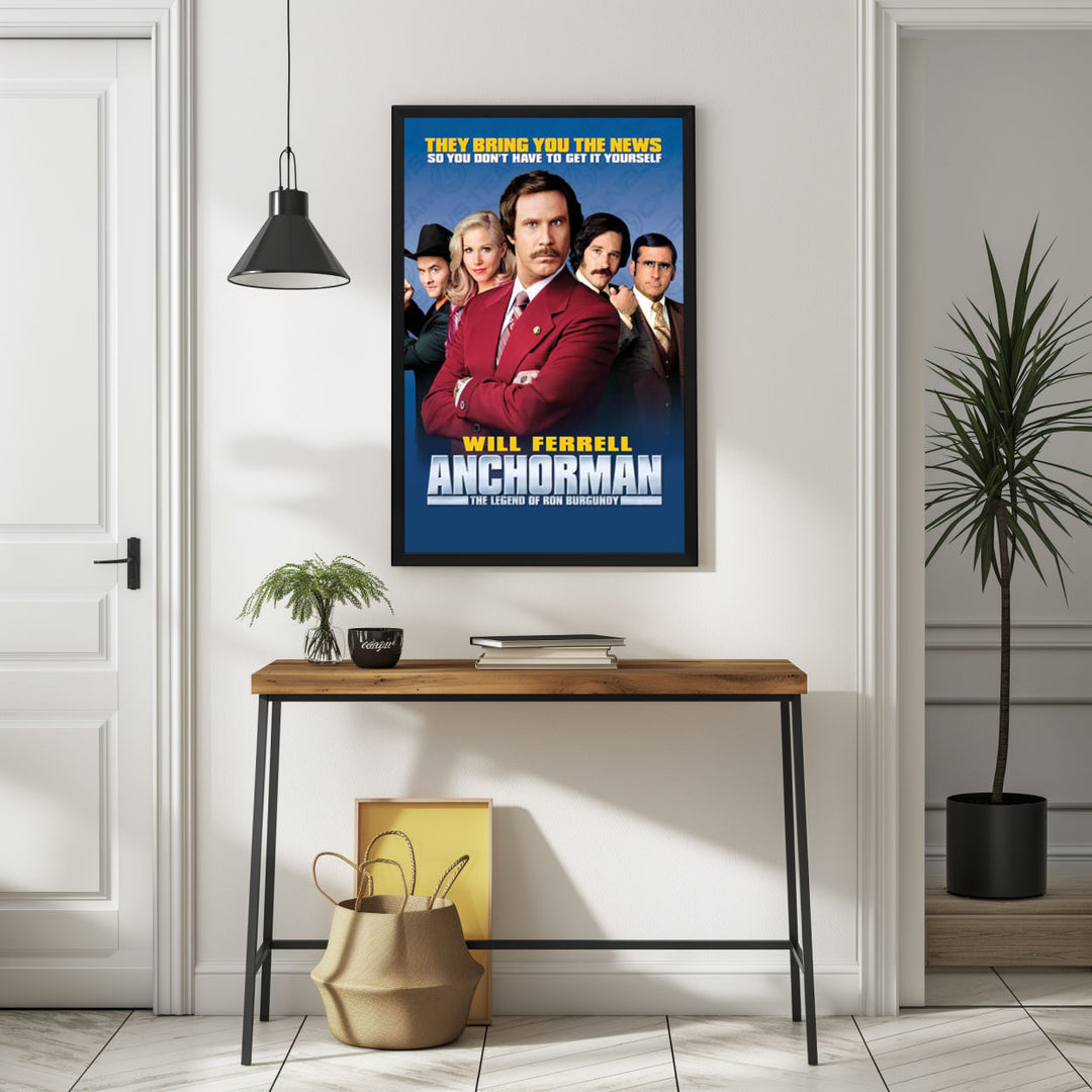 Background with Framed Poster