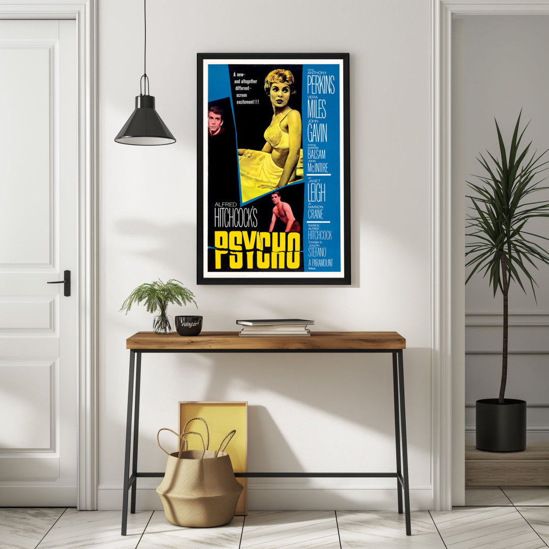 Background with Framed Poster