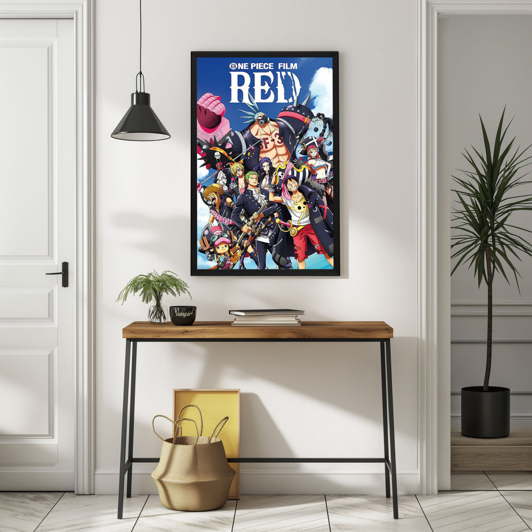 Background with Framed Poster