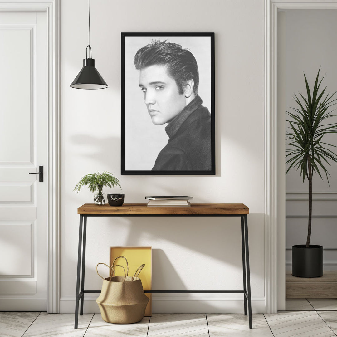 Background with Framed Poster