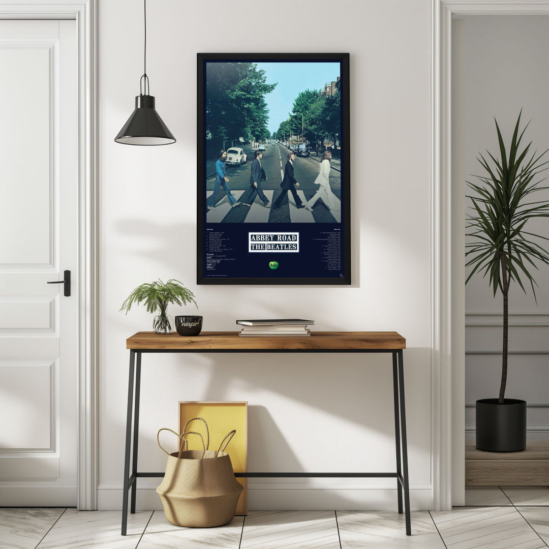 Background with Framed Poster