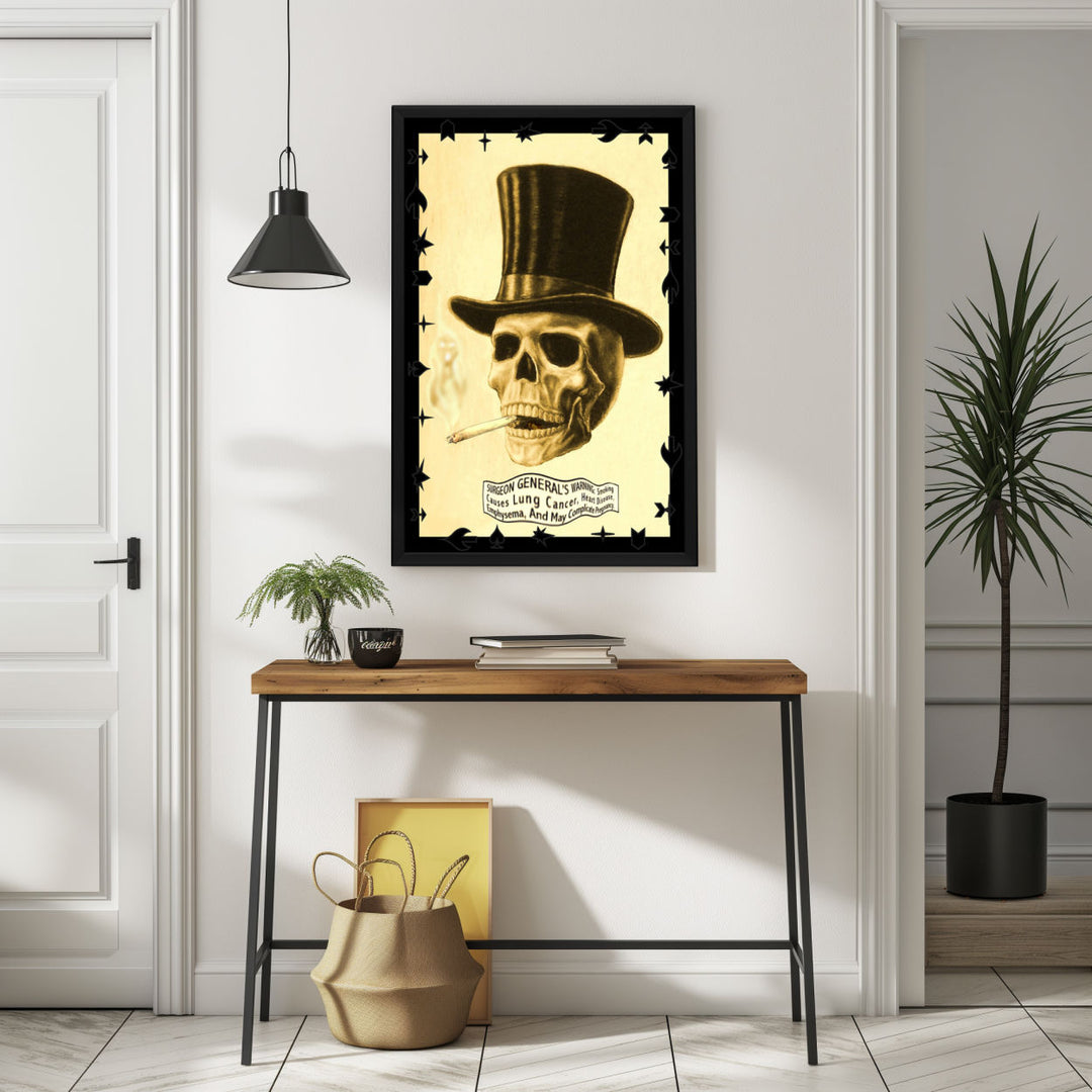 Background with Framed Poster