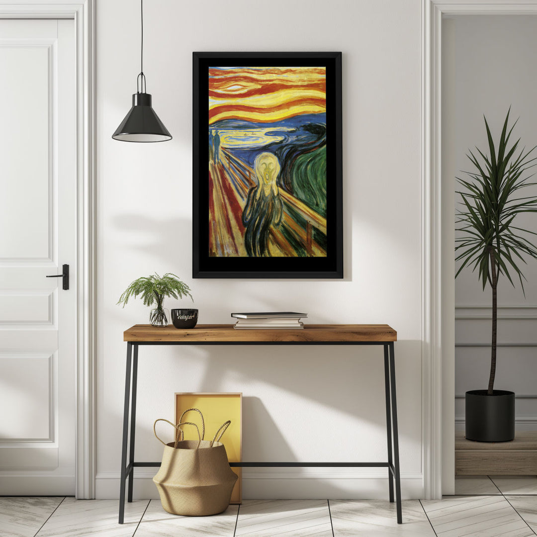Background with Framed Poster