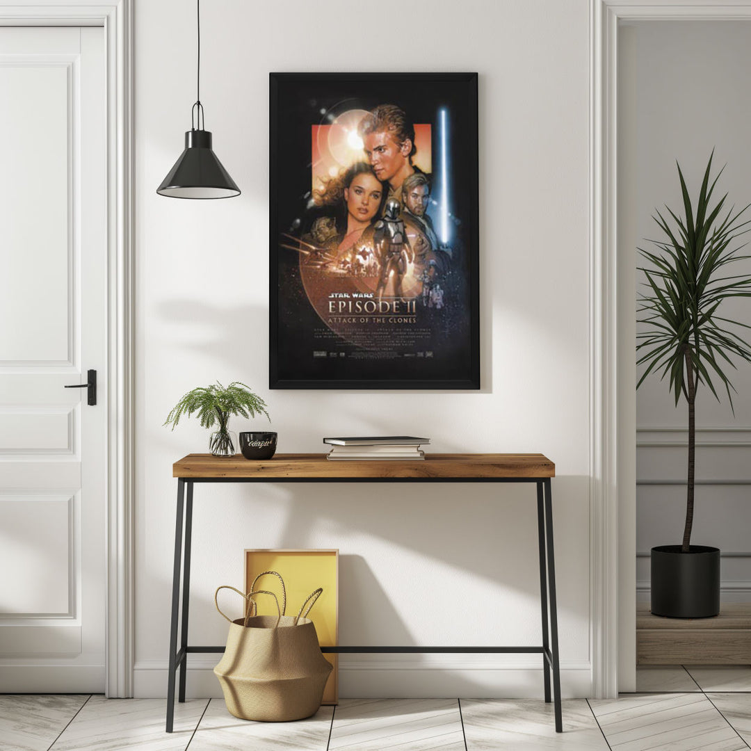 Background with Framed Poster