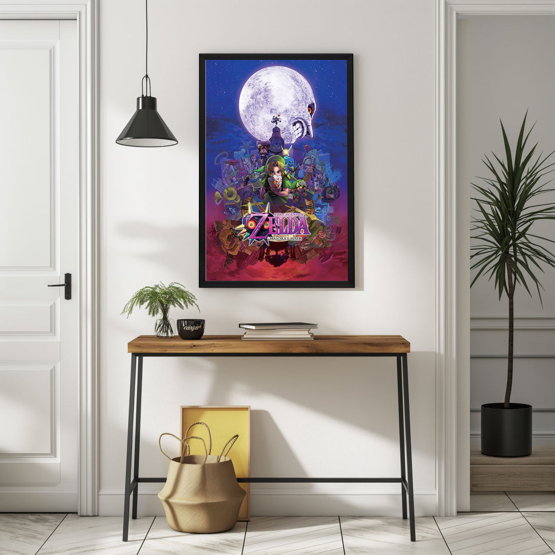 Background with Framed Poster