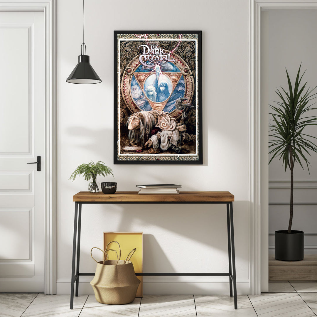 Background with Framed Poster