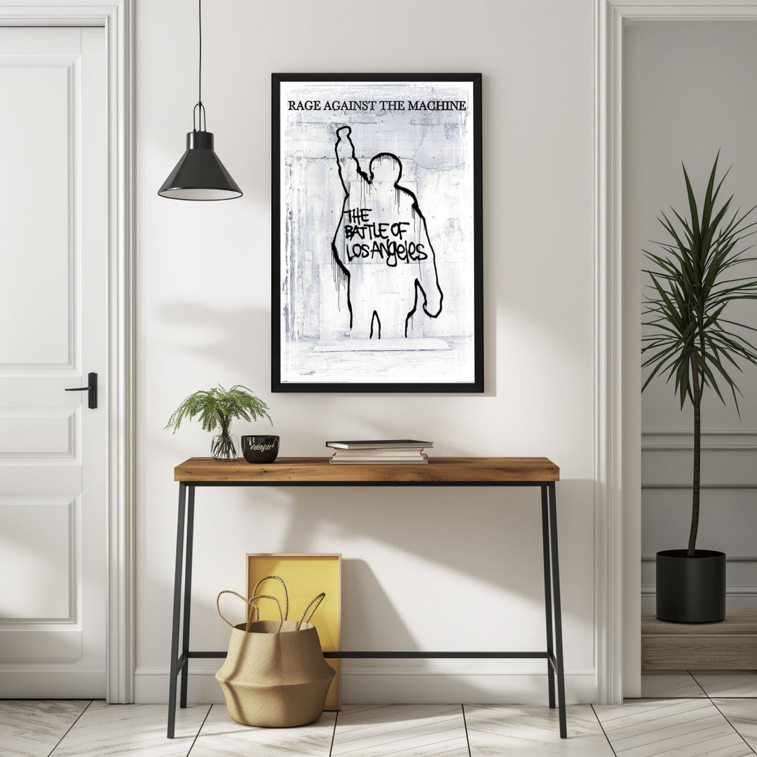Background with Framed Poster