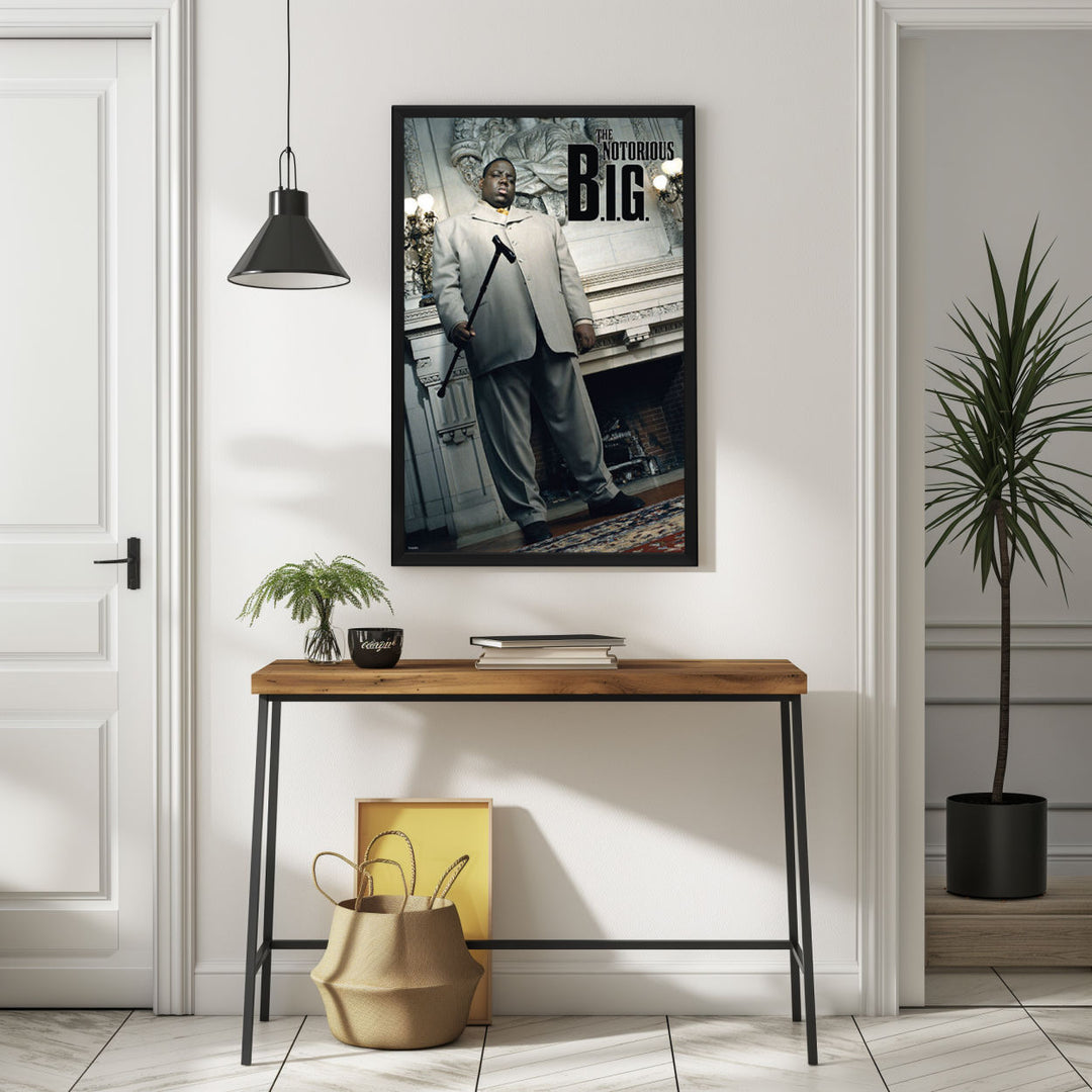Background with Framed Poster