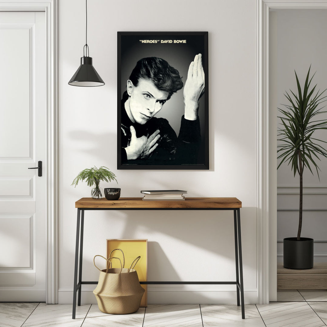 Background with Framed Poster