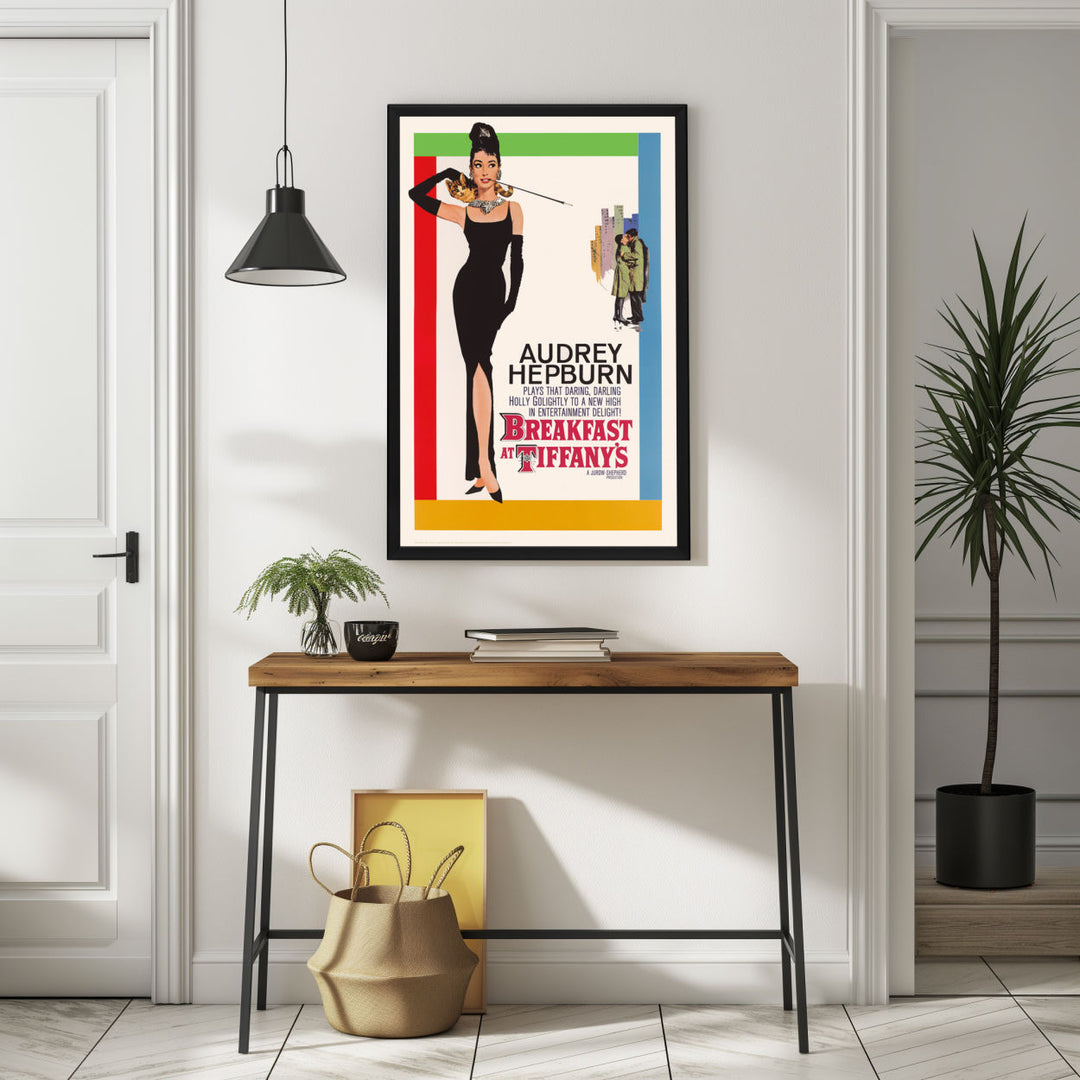 Background with Framed Poster