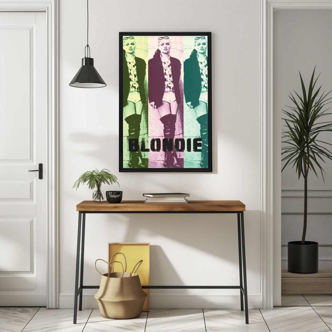 Background with Framed Poster