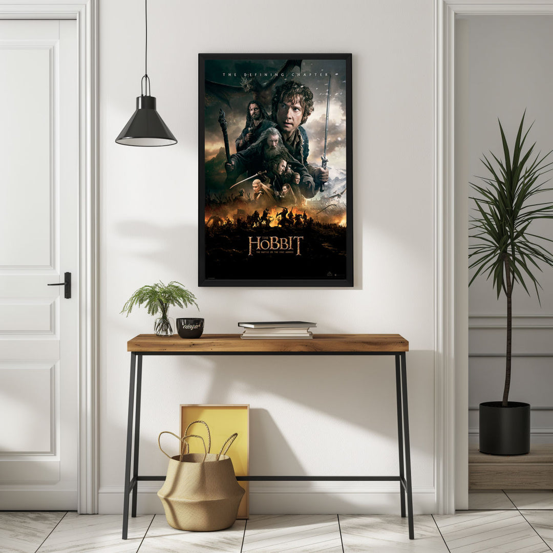 Background with Framed Poster