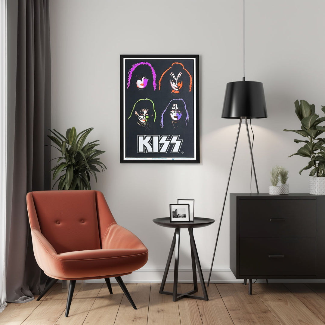 Background with Framed Poster