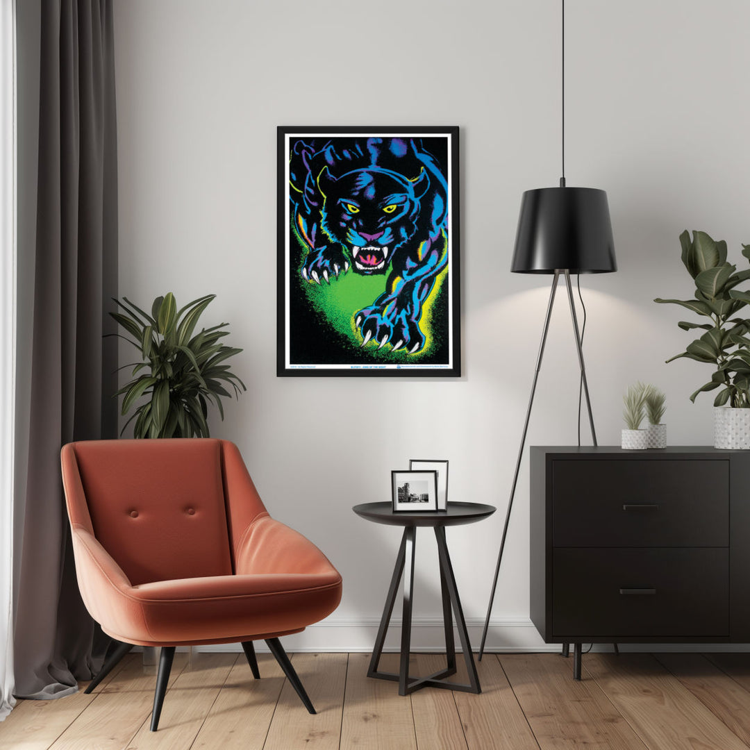 Background with Framed Poster