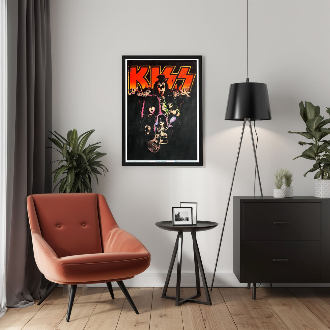 Background with Framed Poster