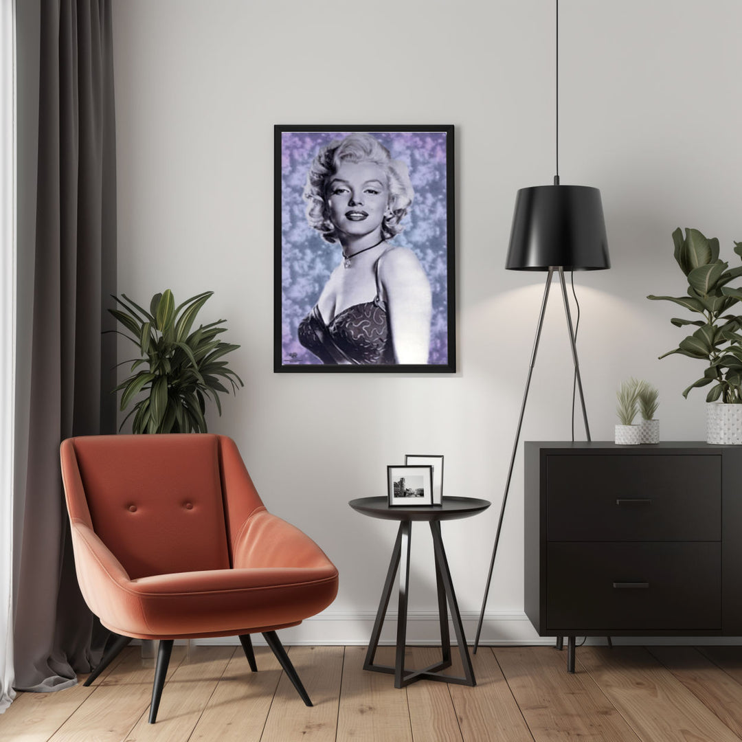 Background with Framed Poster