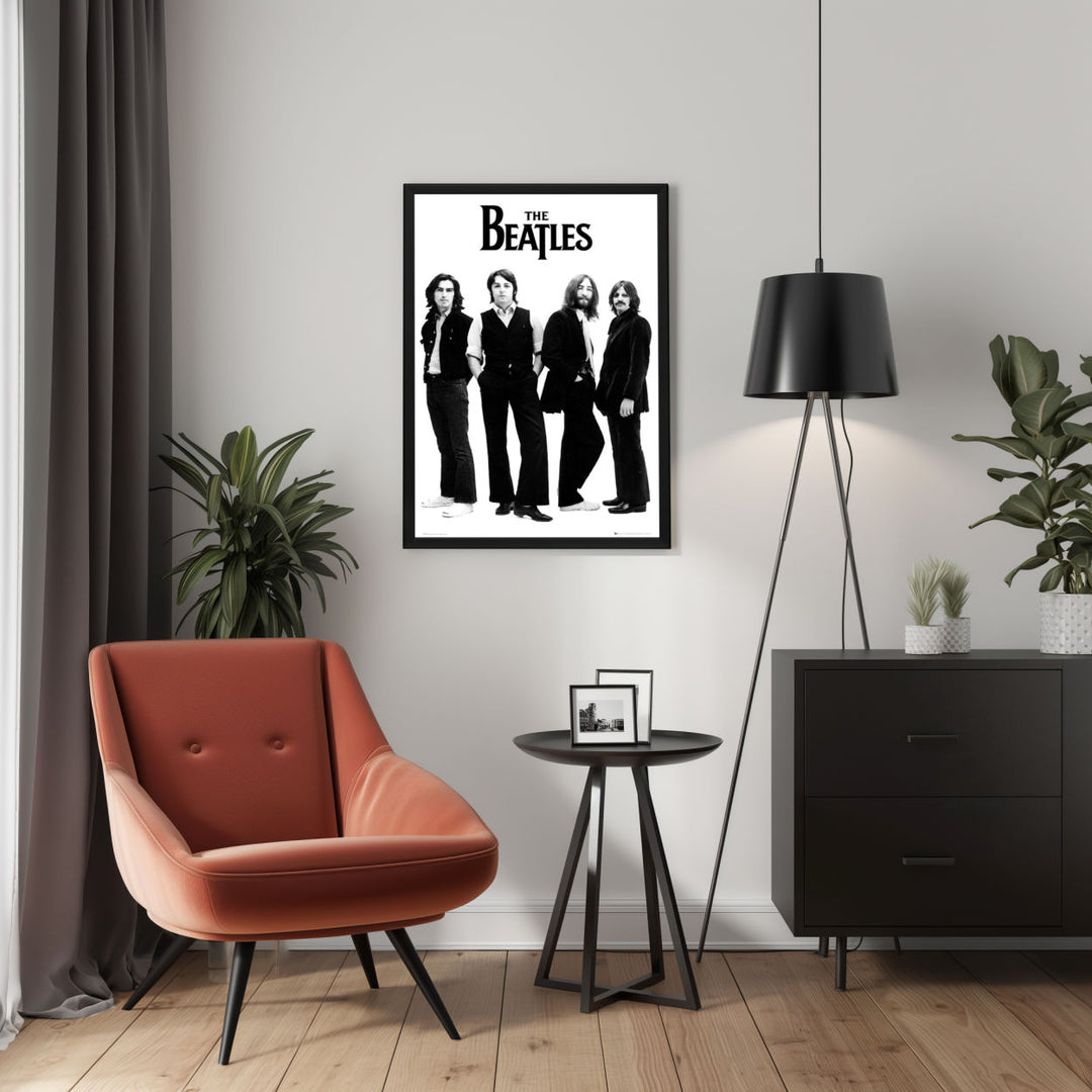 Background with Framed Poster